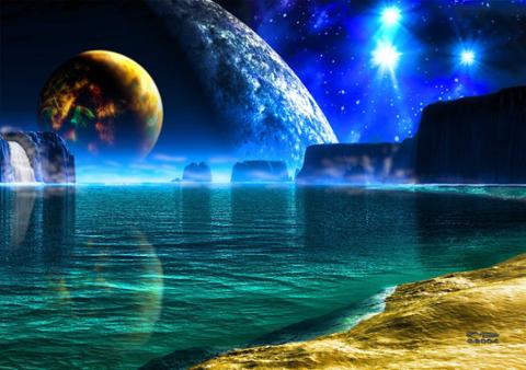 Lancaster Campus Art Show - "Other Worlds/Future Worlds" / Mitch Bentley