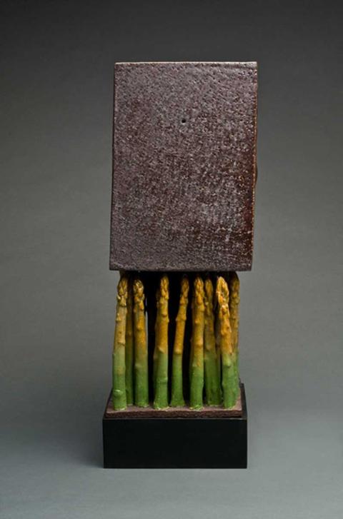 "Asparagus Holds Up the World" by Robert Winokur